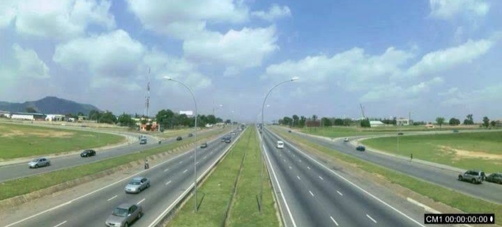 Airport road in Abuja 